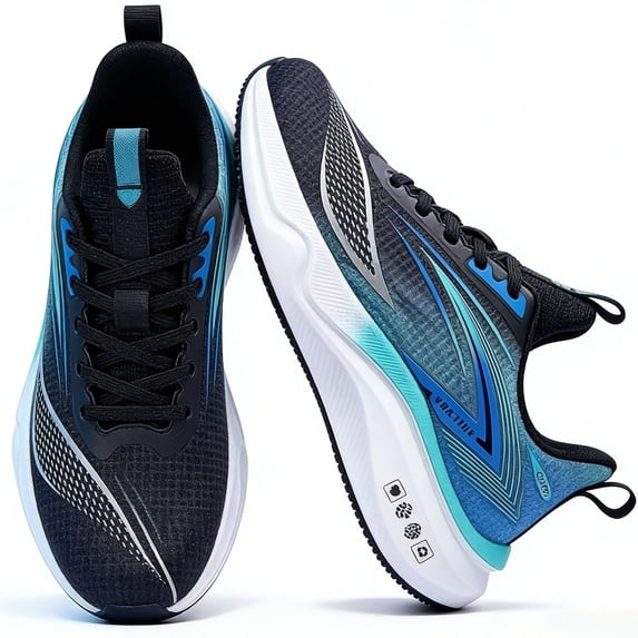 CHICVOMEY Men's Women's Running Sneakers - Lightweight Cushioned Breathable Walking Sneakers - Fashion Athletic Sneakers for Women Gym Daily Wear