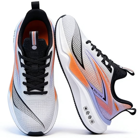 CHICVOMEY Men's Women's Running Sneakers - Lightweight Cushioned Breathable Walking Sneakers - Fashion Athletic Sneakers for Women Gym Daily Wear