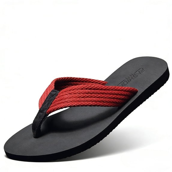 CHICVOMEY Flip Flops for Men Open Toe EVA Minimalist Anti Slip Lightweight Breathable Thong Sandals Summer Vacation Beach Casual