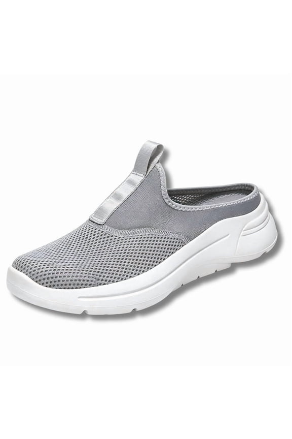 Mules & Clogs for Men Closed Toe Breathable Mesh Slip On Non Slip Lightweight Comfortable Indoor Outdoor Shoes for Home Office