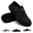 thumbnail image 1 of CHICVOMEY Mules for Men Arch Support Lightweight Breathable Mesh Open Back Shoes Comfortable Outdoor Walking Casual Slip On Work Shoes, 1 of 7