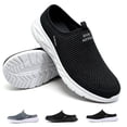 thumbnail image 1 of CHICVOMEY Mules for Men Arch Support Lightweight Breathable Mesh Open Back Shoes Comfortable Outdoor Walking Casual Slip On Work Shoes, 1 of 7