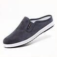 thumbnail image 1 of CHICVOMEY Mules for Men Closed Toe Canvas Slip on Non Slip Breathable Lightweight Casual Outdoor Walking Shoes, 1 of 7