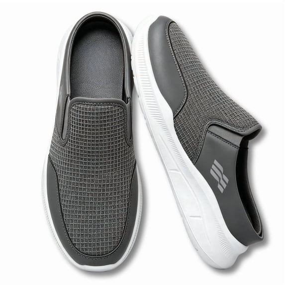 CHICVOMEY Mules for Men Woven Mesh Soft Sole Casual Non Slip Lightweight Slip On Shoes for Daily Home Office Comfortable