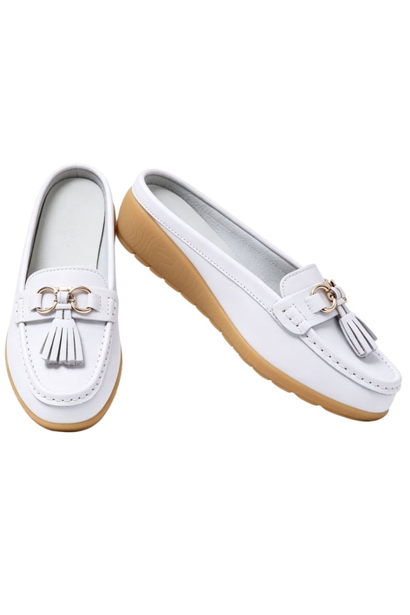 Penny Loafers for Women Loafers Comfortable Minimalist Mules Casual Flats for Office Business