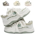 thumbnail image 1 of CHICVOMEY Platform Sneakers for Women Trendy Chunky Retro Y2K Walking Shoes Cute Casual Fashion Soft Comfort Thick Sole Outdoor Travel Shoes for Girls, 1 of 5