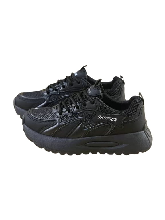 Platform Sneakers for Women Comfortable Lace-Up Sneakers Lightweight Versatile Walking Shoes Ideal for Daily Wear and Walking