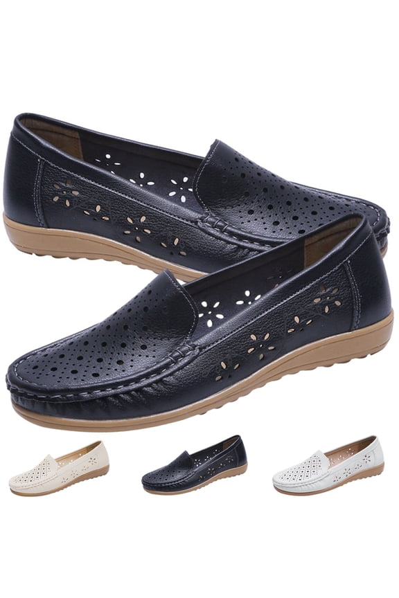 Slip On Flats for Women Breathable Mesh Loafers Shoes for Women Casual & Work Flats Penny Loafers Walking Flats