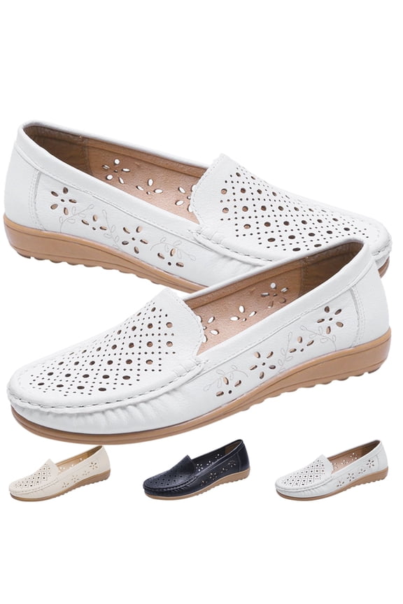 Slip On Flats for Women Breathable Mesh Loafers Shoes for Women Casual & Work Flats Penny Loafers Walking Flats