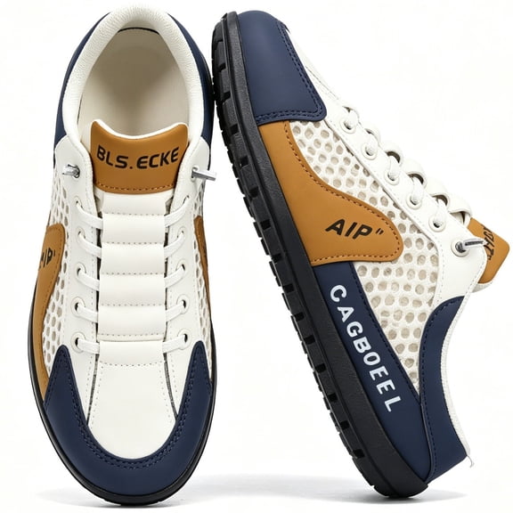 CHICVOMEY Slip On Mule Sneakers for Men - Breathable Mesh Casual Sneakers with Cushioned Sole - Lightweight Walking Sneakers for Daily Wear