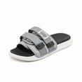 thumbnail image 1 of CHICVOMEY Slides for Women Men Rubber Hook and Loop Lightweight Slip On Quick Dry Fashionable Beach Sandals Summer Leisure Unisex, 1 of 7