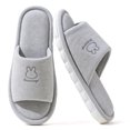 thumbnail image 1 of CHICVOMEY Slippers for Women Cozy Soft Lightweight Slip-On House Slippers Linen Cotton House Shoes with Memory Foam for Bedroom Indoor Slippers, 1 of 9