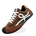 thumbnail image 1 of CHICVOMEY Sneaker for Men Rubber Sole Lightweight Non Slip Walking Shoes Retro Casual Comfortable Spring Summer Work Sneakers, 1 of 7