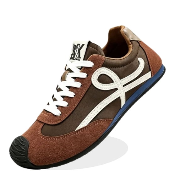 CHICVOMEY Sneaker for Men Rubber Sole Lightweight Non Slip Walking Shoes Retro Casual Comfortable Spring Summer Work Sneakers