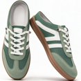 thumbnail image 1 of CHICVOMEY Sneakers for Women Vintage Casual Comfortable Tennis Shoes Ladies Mesh Lace up Trendy Classic Womens Shoes Flat Lightweight Sneakers Shoes, 1 of 7