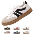 thumbnail image 1 of CHICVOMEY Vintage Sneakers for Women Casual Lace-Up Walking Sneakers Fashion Women Sneakers with Memory Foam Insole Non-Slip Tennis Shoes, 1 of 9