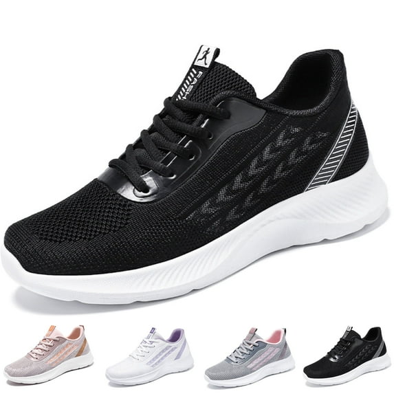 CHICVOMEY Women Walking Shoes with Shock-Absorbing Cushion Breathable for School Work & Daily Comfort Casual Shoes Tennis&Running Sneakers