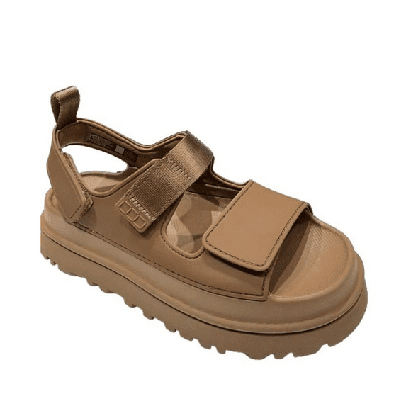 CHICVOMEY Women's Adjustable Platform Sandals 2025 Non-Slip Thick Sole Summer Slides for Wide Feet Comfortable Walking Sandals for Women Beach