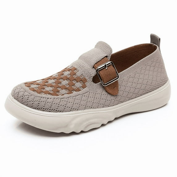 CHICVOMEY Women's Breathable Slip-On Walking Shoes Lightweight Soft Sole Comfortable Loafers for Women Non-Slip Casual Shoes for Walking Travel Work