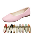 thumbnail image 1 of CHICVOMEY Women's Breathable Slip-on Flats Lightweight Comfortable Casual Shoes for Women with Non-Slip Flexible Sole Office Work Loafers Wide Width Available, 1 of 6