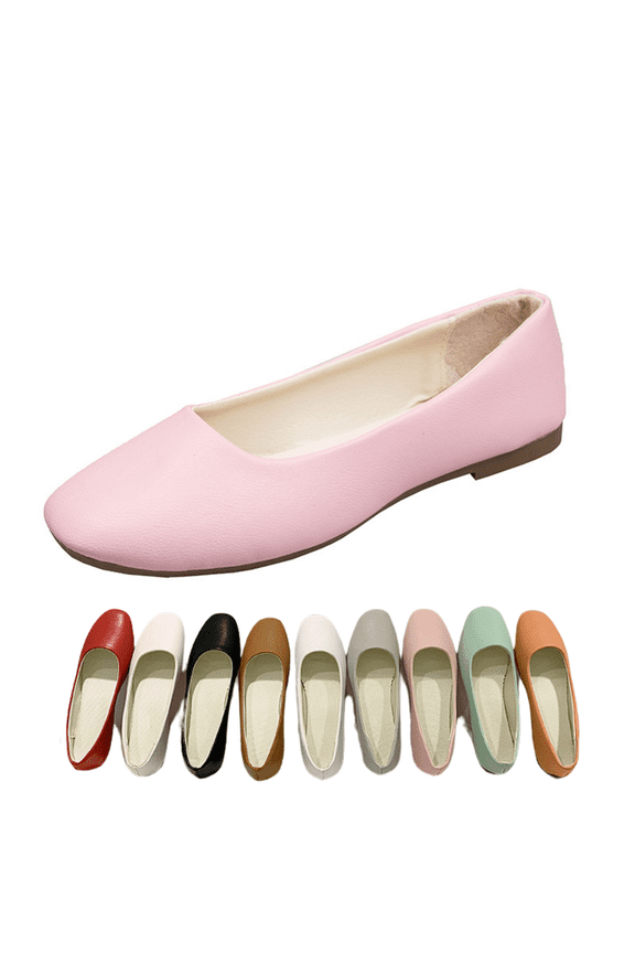 Women's Breathable Slip-on Flats Lightweight Comfortable Casual Shoes for Women with Non-Slip Flexible Sole Office Work Loafers Wide Width Available