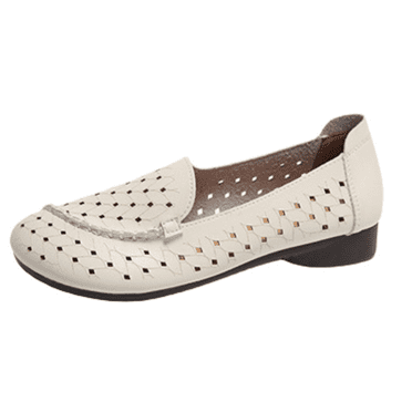 CHICVOMEY Women's Breathable Slip-on Loafers Comfortable Walking Shoes for Women Lightweight Soft Sole Casual Ballet Flats with Anti-Slip Rubber Outsole