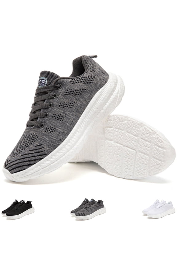 Women's Breathable Sneakers - Lightweight Walking Sneakers for Women with Arch Support & Shock Absorption for Gym Casual Outdoor Athletic Travel