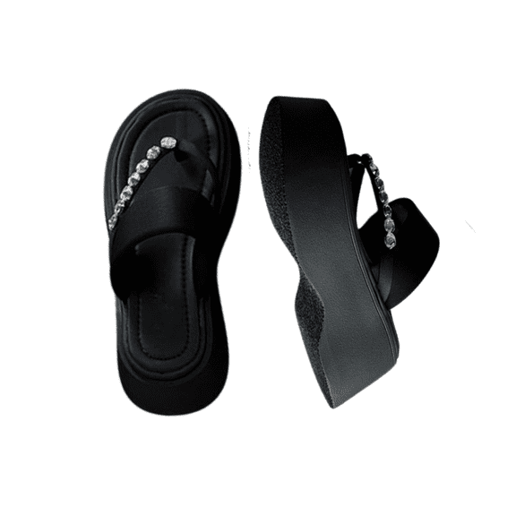 CHICVOMEY Women's Comfortable Slide Sandals Soft Cushioned Flip Flops with Thick Sole for Beach Pool Summer Walking (Sizes 5-8)