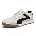 thumbnail image 1 of CHICVOMEY Women's Fashion Sneakers Casual Tennis Shoes with Genuine Suede Classic Retro Gum Sole Walking Trendy Footwear, 1 of 7