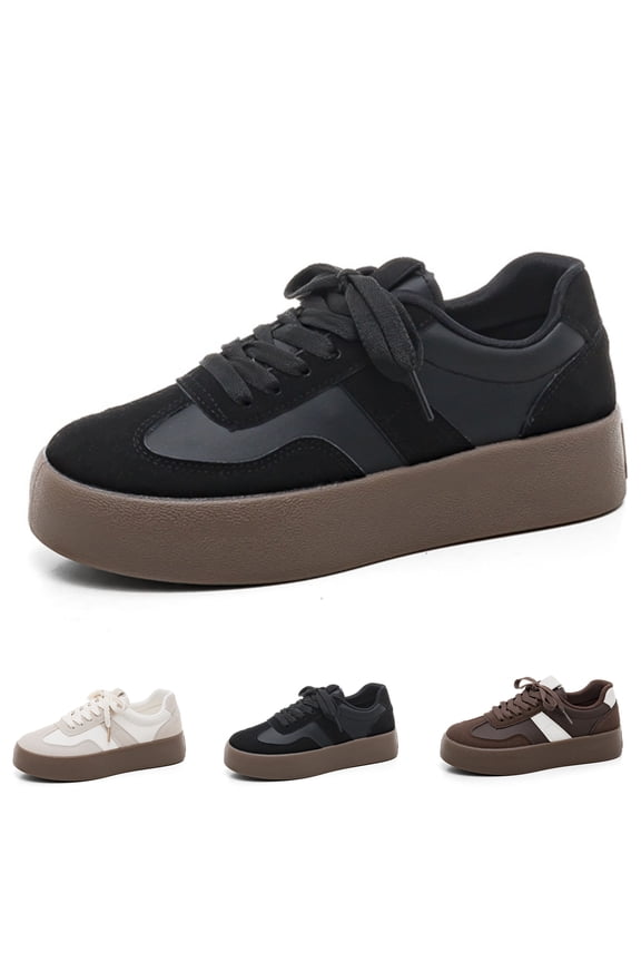 Women's Fashion Sneakers for Women Platform Sneakers Casual Tennis Shoes with Anti-Slip Rubber Sole for Casual Office Wear