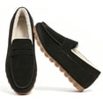 thumbnail image 1 of CHICVOMEY Women's Faux Fur Lined Moccasin Slippers - Warm Suede Indoor&Outdoor House Shoes with Non-Slip Sole for Winter Comfort Moccasin Slippers, 1 of 10