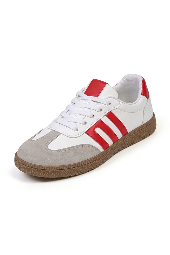 Women’s Gum Sole Sneakers Non Slip Retro Casual Classic Fashion Sneakers for Daily Work, Skateboarding, Walking, Unisex German Trainer Shoes