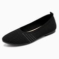 thumbnail image 1 of CHICVOMEY Women's Knit Pointed-Toe Flats Shoes - Comfortable Slip On Casual Walking Flats for Work Office, 1 of 8