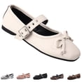 thumbnail image 1 of CHICVOMEY Women‘s Mary Jane Shoes Square Toe Ballet Flat Mary Jane Flats with Buckle Strap Casual&Dressy Flats, 1 of 7