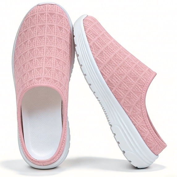 CHICVOMEY Women's Mesh Mules - Breathable Slip-On Mules & Clogs with Lightweight Soft Sole - Non-Slip Casual Mules Summer Walking Shoes for Indoor Outdoor Unisex