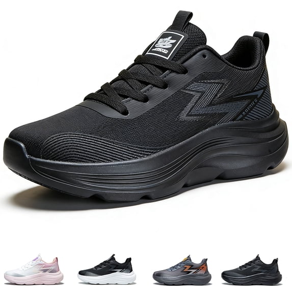 CHICVOMEY Women's Platform Walking Sneakers - Thick-Soled Breathable Running Sneakers with Arch Support Non-Slip - Lightweight Casual Outdoor Travel Shoes
