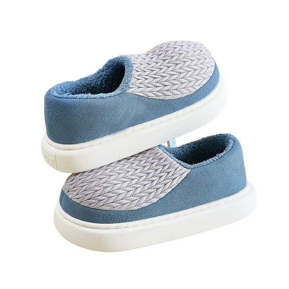 CHICVOMEY Women's Plush Fleece House Slippers Non-Slip Indoor Outdoor Memory Foam Slip-Ons Cozy Warm Machine Washable