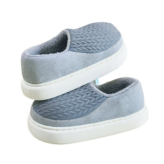 CHICVOMEY Women's Plush Fleece House Slippers Non-Slip Indoor Outdoor Memory Foam Slip-Ons Cozy Warm Machine Washable