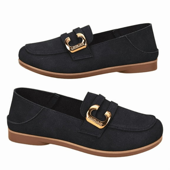 CHICVOMEY Women's Slip-On Loafers Breathable Casual Walking Shoes for Women Comfortable Flat Shoes for Work Travel Daily Wear Non-Slip Lightweight Women's Shoes
