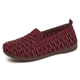 thumbnail image 1 of CHICVOMEY Women's Slip-On Shoes Breathable Knit Walking Shoes for Women Lightweight Comfortable Flat Shoes with Non-Slip Sole Casual Summer Shoes for Travel Work, 1 of 6