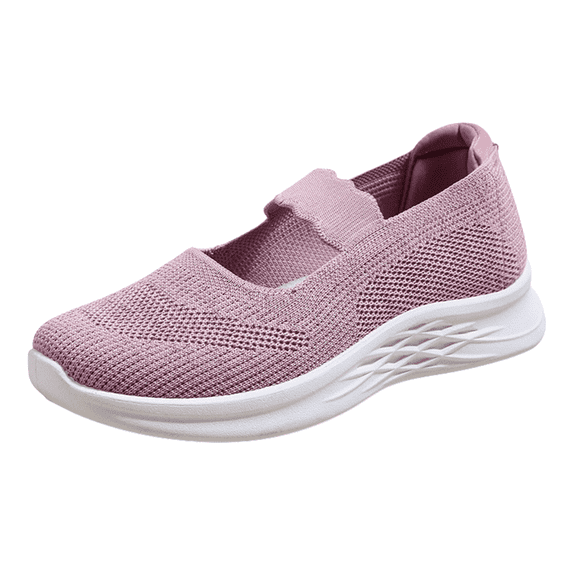 CHICVOMEY Women's Slip-On Walking Shoes Breathable Comfortable Flats for Women Lightweight Non-Slip Casual Sneakers for Work Travel Daily Wear