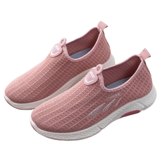 CHICVOMEY Women's Slip-On Walking Shoes Breathable Knit Sneakers for Women Lightweight Comfortable Athletic Shoes for Walking Running Travel Work