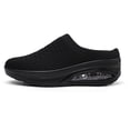 thumbnail image 1 of CHICVOMEY Women's Walking Shoes Breathable Air Cushion Backless Lightweight Orthotic Support Slip On Mule Sneakers Casual Athletic Gym Workout Clogs, 1 of 6