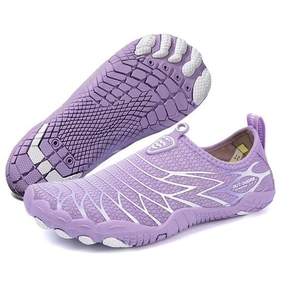CHICVOMEY Womens Quick Dry Barefoot Water Shoes Slip On Lightweight Sports Shoes for Men Non-Slip Flexible Athletic Shoes for Aqua Snorkeling Stream Trekking Pool