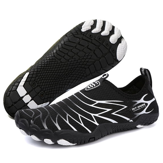 CHICVOMEY Womens Quick Dry Barefoot Water Shoes Slip On Lightweight Sports Shoes for Men Non-Slip Flexible Athletic Shoes for Aqua Snorkeling Stream Trekking Pool