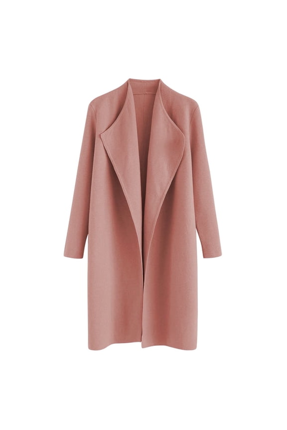 Women's Coral Classy Open Front Knit Coat, Size XS-S