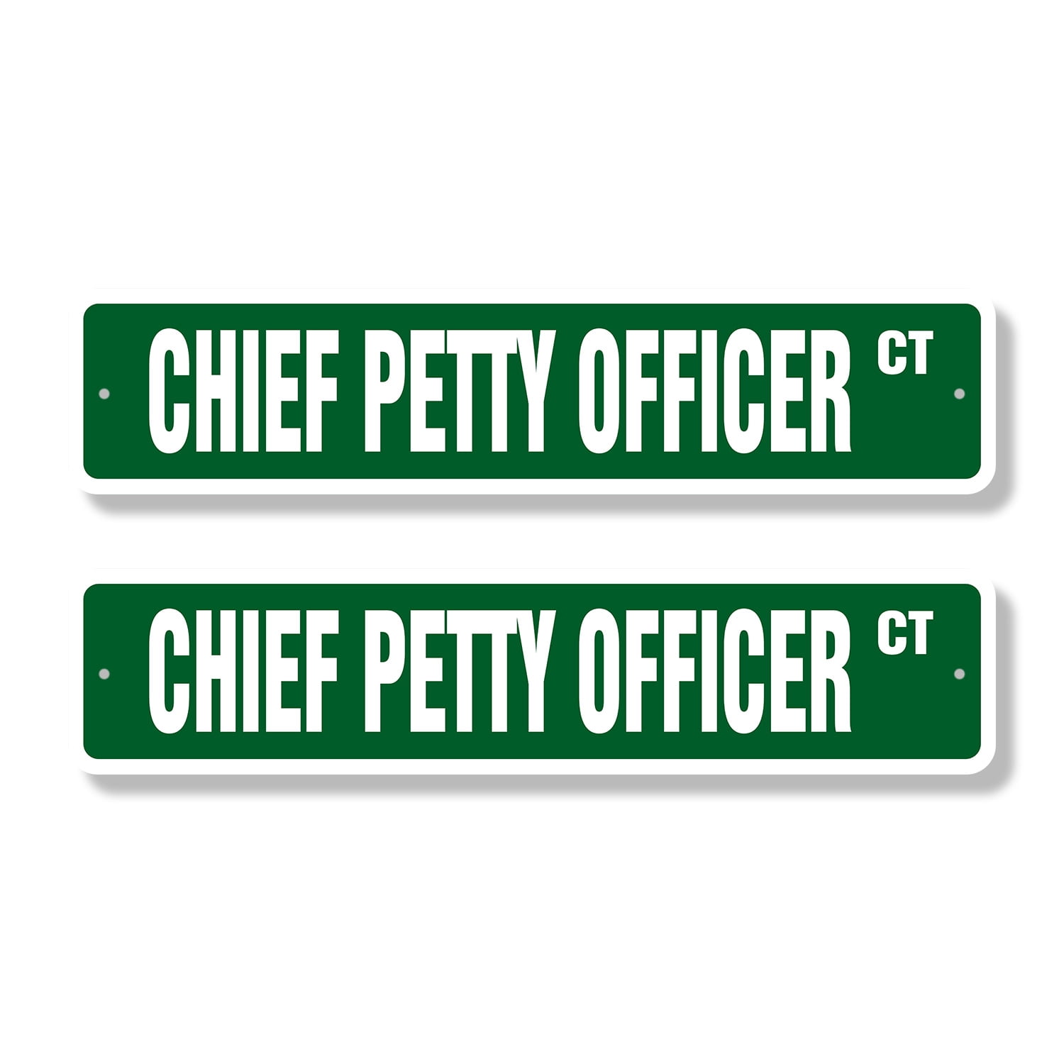 CHIEF PETTY OFFICER Classic Street Sign (2 Pack) cpo canadian navy new ...