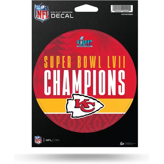 CHIEFS 2023 SUPER BOWL CHAMPION DIE CUT DECAL