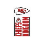 CHIEFS DOUBLE UP DIE CUT STICKER