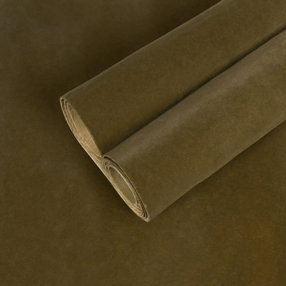 CHIHUT Brown Velvet Flocking Wallpaper for Countertops Waterproof Brown Peel and Stick Velvet Flocking Contact Paper for Bedroom Self Adhesive Wall Paper Vinyl Roll for Cabinets Furniture 12”x100”